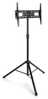 Displays2go, LCD Flat Panel TV Tripod, Steel Plastic Construction - Black Finish (TRPTV70BK)