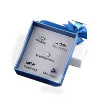 Earrings Set for Monday to Friday Fashion Design Meaningful Gifts for Lover