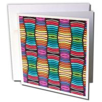 3dRose Color Me Artistic - Greeting Cards, 6 x 6 inches, set of 12 (gc_17852_2)