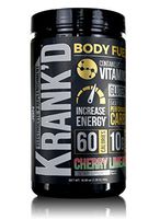 Krankd Body Fuel by JBN - Essential Vitamins and Minerals - Replenish Electrolytes Increase Energy with Highly Digestible Carbohydrates, 60 Calories (30 serv, Cherry Limeade), 1.06 pounds (480 Grams)