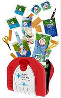 Skrootz First Aid Basic Kit Babies Durable and Sturdy Camper Kit Contains Instant Cold Pack Single-use Thermometer