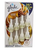 Plugins Cashmere Woods 8 Refills 25% More, 6.72 Ounce [Glade] - Limited edition