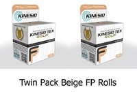 Kinesio Taping - Kinesiology Tape Tex Gold FP - 2 Pack - Beige - 2 in.