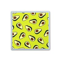Contact Lens Box Holder Container Case Storage Eyecare Kit - Avocado Pattern