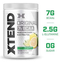 XTEND Original BCAA Powder Lemon Lime Squeeze | Sugar Free Post Workout Muscle Recovery Drink with Amino Acids | 7g BCAAs for Men & Women| 30 Servings