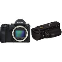 Fujifilm GFX 50S 51.4MP Mirrorless Medium Format Camera (Body Only) + Fujifilm VG-GFX1 Vertical Battery Grip