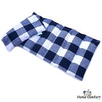 Microwavable Heating Pad (Blue Plaid)