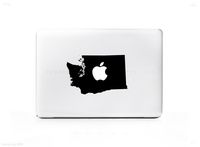 Washington WA Outline Silhouette Sticker Decal For MacBook Pro