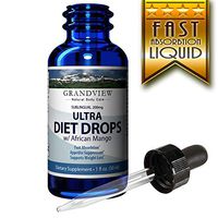 Ultra Diet Drops w/African Mango | Diet Drops for Weight Management | Weight Loss Increases Leptin Levels |Supports Heart Health Weightloss | 1 fl. oz. (30 ml)