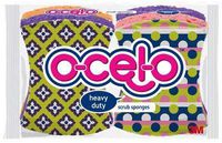 O-Cel-O(TM) Heavy Duty Scrub Sponge 81678, 3.7 in x 2.6 in x.8 in, 8/4