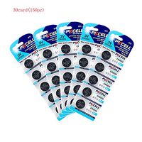 CR2032 ECR2032 DL2032 3V Lithium Batteries (150PC/30card)