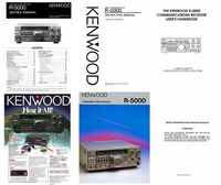 KENWOOD R-5000 Documentation Package - Photocopy of the Instruction and Service Manual + 15 Pages Operator manual + Diagrams in a 3 Ring Binder
