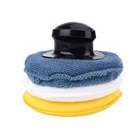 Sedeta best Car Care Polishing Wax Sponge Buffer Waffle Buffing Pads Foam With Handle Set