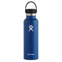 Hydro Flask Standard Mouth Water Bottle, Flex Cap - 21 oz, Cobalt