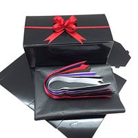 PEPPERLONELY (Set of 10) 10x5x4 Black Decorative Boxes Gift Packaging Boxes for Presents, Holiday Bakery Boxes for Cookies, Clothes Gift Boxes, Pull Bows and Tissue Paper Included