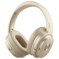 COWIN SE7 Active Noise Cancelling Headphones Bluetooth Headphones Wireless Headphones Over Ear with Microphone/Aptx, Comfortable Protein Earpads, 50 Hours Playtime for Travel/Work, Gold