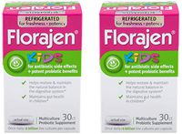 Florajen Kids Refrigerated Probiotics | Supports Gut and Immune Health | 6 Billion CFUs | for Antibiotic Side Effects | 60 Capsules