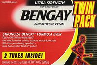 Bengay Ultra Strength Bengay Cream, 4Pack (2 x 4 Oz Each ) Cmklsa