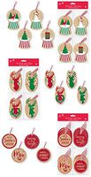 Christmas Gift Tags Pack of 48 Assorted Kraft Gift Tags 2.5" x 4" Xmas Gifting Supplies