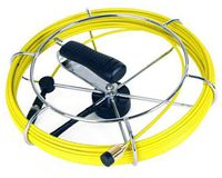 Steel Dragon Tools Fiber Glass Push Rod 130 FT Reel Cable fits 7/8-inch Pipe Inspection Camera
