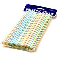 Guerbrilla Hot Sale Colorful Flexible Disposable Extra Long Drinking Straw Plastic (1000)