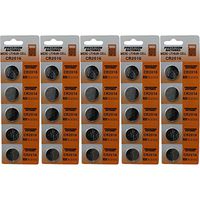 (25) CR2016 Lithium Button Cell 3V Batteries