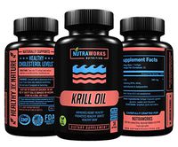 Antarctic Krill Oil Supplement - Premium 500mg Krill Fish Oil Supplement with Omega-3s EPA, DHA, Phospholipids & Astaxanthin. Supports Heart Health, Healthy Joints & Healthy Skin - 30 Softgels