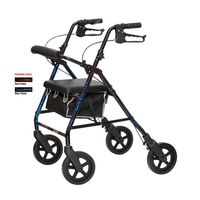 Deluxe Aluminum Rollator with Wheels by ProBasics