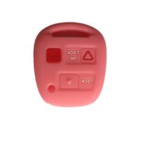 Ezzy Auto Pink 3 Buttons New Key Fob Case Cover Jacket Remote Smart Key Fob Skin Case Protector for Lexus GX470 RX350 SC430 IS250 RX400h LX470 ES330 ES3