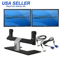 Dell Two UltraSharp 24-inch Widescreen Monitors with MDS14 Dual Monitor Stand