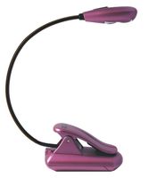 The Original Mighty Bright XtraFlex2 Clip On Book Light Reading Light, 2 Bright White LEDs, 2 Light Levels, Super Flexible, Perfect for Kids, Bookworms, Read in Bed, Batteries or AC Adapter (Pink)