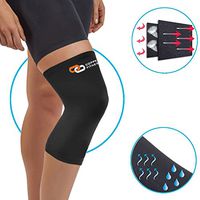 Copper Fitness Non Slip Recovery Knee Brace, Breathable & Sweat Releasing Fabric for Men & Women, 1 Premium Quality Copper Compression Infused Recovery Sleeve, Joint Pain Relief, Arthritis & Injury