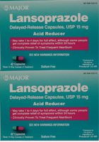 Lansoprazole 84 Capsules Delayed Release Acid Reducer Generic for Prevacid OTC 15 MG Capsules 42 ea. 2 Pack Total 84 ea.