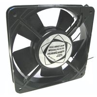 MIYAKO 2400 RPM Super Silent CPU Fan Cooler 110V 0.15A for Computer Cases, Radiator, Metal Body 4.7" x 4.7" x 1"