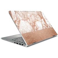 Skinit Decal Laptop Skin for Spectre x360 15.6in (2-in-1) - Officially Licensed Originally Designed White Rose Gold Marble Design