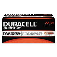 Duracell QU1500BKD Quantum Alkaline Batteries, AA, 24/BX