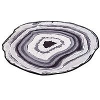 Jocund Home Carpet Creative Round Carpet Annual Ring Printed Non-Slip Mat Baby Crawling Mat