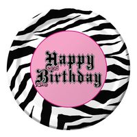 Creative Converting Super Stylish Happy Birthday 8 Count Paper Lunch Plates