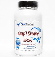 Acetyl L-Carnitine 650 // 180 Capsules // Pure // by PureControl Supplements
