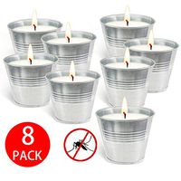 XYUT Citronella Candles,Wax Bucket Candle Seaside Escape 8-Pack