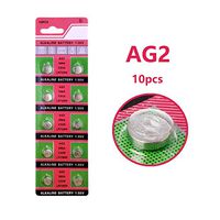 Cotchear AG2 396A LR726 SR726SW CX59 LR59 SR59 397 Button Cell Batteries [10 pcs-Pack]