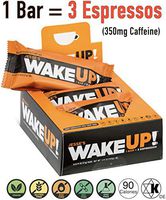 Jesse's WakeUP Nutrition Energy Bars: Gluten Free Snack Bars 350mg of Natural Caffeine to Boost Energy, Mental Clarity and Alertness - 90 Calorie Vegan Dark Chocolate and Rice Crisp Power Bar: 6 Pack