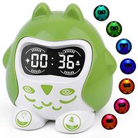 White Noise Machine for Baby Sleeping|Kids Sleep Trainer Clock|Toddler Time to Wake Alarm Clock with 9 Soothing Sounds & Lullabies, 7-Color Night Light, 12/24H, Dimmer, Nap, Timer For Children Bedroom