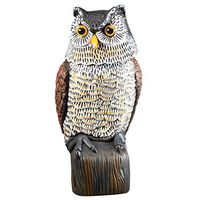 Fox Valley Traders Scare Owl with Spring Neck by Scare-D-PestTM