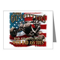 Note Cards (10 Pack) Bad Ass Boys Play Bad Ass Toys