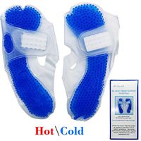 HiFineCare Plantar Fasciitis Heel Pain Hot&Cold Therapy Slippers, Quickly Relieve Heel and Toe Pain, Inflammation and Swelling,Rest Relaxation Therapy Multifunction, Blue, 1 Pair