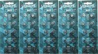 LOOPACELL (50 AG1 Watch Batteries - SR621, SR621SW, 364, 164