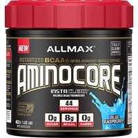 ALLMAX Nutrition AMINOCORE, Instantized BCAAs Intra-Workout Muscle Support, Blue Raspberry, 1.02 lbs (462 g)