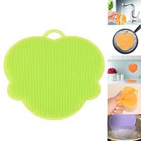 Fabal Silicone Dish Bowl Cleaning Brush Scouring Pad Pot Pan Wash Brushes Kitchen Cleaner Washing Tool (F)