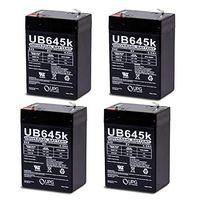 Universal Power Group 6V 4.5AH SLA Battery Replaces WP4-6 WP4.5-6 WP4.5-6WL UB645-4 Pack
